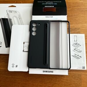 Samsung Galaxy Z Fold5 slim S pen cover case with pen and 1 screen protector